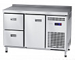Холодильный стол Abat СХС-70-01 неохлаждаемая столешница с бортом (дверь, ящики 1/2)