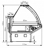 Холодильная витрина Марихолодмаш Парабель ВХСл-1,25 (без агрегата) фото