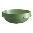 Салатник керамический Emile Henry 2,5л d25см h10см, серия Welcome, цвет ярко-зеленый 322518