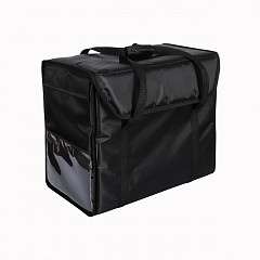 Терморюкзак для обедов Luxstahl 500х300х400 мм черный в Санкт-Петербурге, фото