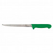 Нож филейный  PRO-Line 20 см, зеленая пластиковая ручка