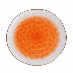 Тарелка P.L. Proff Cuisine 27 см оранжевая фарфор The Sun Eco в Санкт-Петербурге, фото
