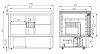 Охлаждаемый стол Полюс T70 M2GN-2 без борта 0430-1 корпус нержавеющая сталь 4 ящика фото