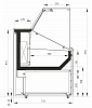 Морозильная витрина Полюс GС75 SL 1,2-1 9006-9003 (Colore) фото