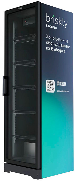 Холодильный шкаф Briskly Smart 5 Premium (RAL 7024) фото