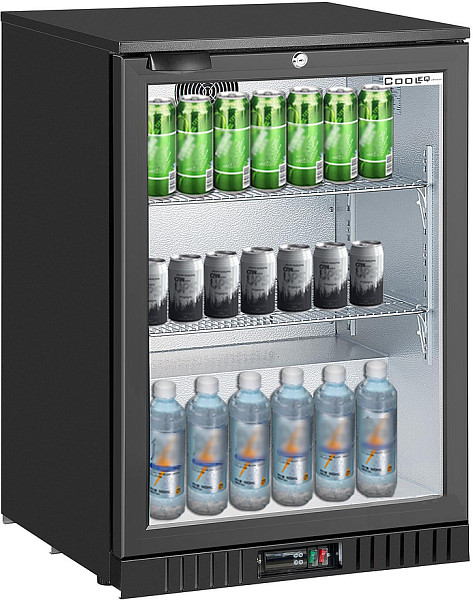 Шкаф холодильный барный Cooleq BF-140H черный фото