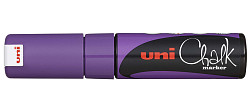 Маркер меловой UNI Mitsubishi Pencil Chalk PWE-8K Фиолетовый в Санкт-Петербурге фото