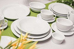 Блюдце Lubiana Америка фарфор D=110/37,H=15мм белый (0171) 0490, 0170 в Санкт-Петербурге, фото 3