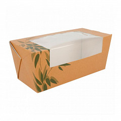 Коробка для сэндвича Garcia de Pou картонная с окном 18*7,7*7,7 см, 50 шт/уп в Санкт-Петербурге, фото