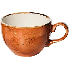 Чашка чайная Steelite Крафт Терракота фарфор 228мл D=90/45,H=60мм терракот,коричнев. (03140750) в Санкт-Петербурге, фото 1