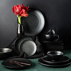 Соусник Kunstwerk Блэк фарфор 50мл D=6,H=4см черный (03041422) в Санкт-Петербурге, фото 2