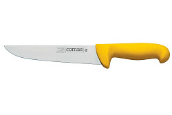 Нож поварской Comas 20 см, L 33,5 см, нерж. сталь / полипропилен, цвет ручки желтый, Carbon (10121) в Санкт-Петербурге фото