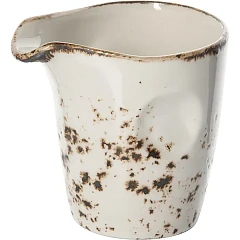 Молочник Steelite Крафт Вайт фарфор 85мл D=58,H=720,L=75мм белый,коричнев. (03172423) в Санкт-Петербурге, фото 1