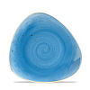Тарелка мелкая треугольная Churchill Stonecast Cornflower Blue SCFSTR71 19,2см, без борта фото