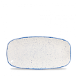 Блюдо прямоугольное без борта Churchill Stonecast Hints Indigo Blue SHBIXO111
