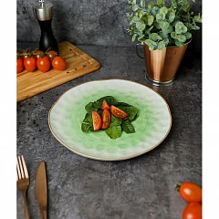 Тарелка P.L. Proff Cuisine 27 см зеленая фарфор The Sun Eco в Санкт-Петербурге, фото 5