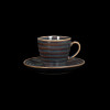 Кофейная пара Corone Terra 90 мл, сине-коричневый фото