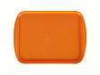 Поднос столовый с ручками Luxstahl 415х305 мм светло-оранжевый