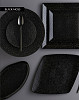 Тарелка овальная Porland 18 см 11CP18 BLACK MOSS фото