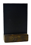 Меловая табличка Luxstahl А7 на деревянной подставке (8527)