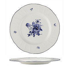 Тарелка мелкая P.L. Proff Cuisine d 21,6 см h1,6 см Blue Flower (81222026) в Санкт-Петербурге, фото