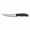 Нож для мягких сыров Victorinox 13 см, волнистое лезвие с отверстием фото