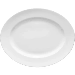 Блюдо овальное Steelite Монако Вайт фарфор ,H=2,L=28,B=22см белый (03020568) в Санкт-Петербурге, фото 1