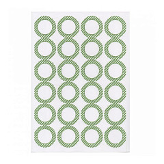 Этикетка бумажная самоклеящаяся Garcia de Pou белая, d 4,2 см, 24 наклеек на листе А4, 100 л/уп в Санкт-Петербурге фото
