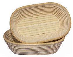 Корзина для расстойки теста Matfer Bourgeat овальная на 0,25кг ротанг ,H=8,L=20,B=12см бежев. (04144282) в&nbsp;Санкт-Петербурге фото