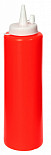 Диспенсер для соуса Luxstahl красный (соусник) 375 мл