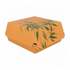 Коробка для бургера Garcia de Pou Feel Green, 17*17*8 см, картон, 50 шт/уп в Санкт-Петербурге, фото