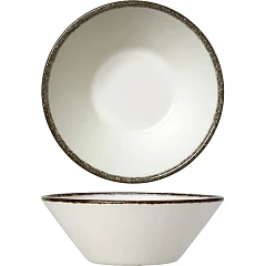 Салатник Steelite Чакоул Дэппл фарфор 300мл D=14см белый,черный (03032463) в Санкт-Петербурге, фото 1