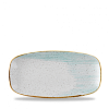 Блюдо прямоугольное CHEFS без борта Churchill Stonecast Accents Duck Egg Blue ASDEXO111 фото