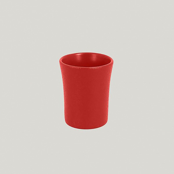 Чашка без ручек RAK Porcelain Neofusion Ember 6/7 см, 90 мл (алый цвет) фото