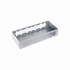 Емкость для фуршета Luxstahl ажурная 350х150х70 мм серебро фото