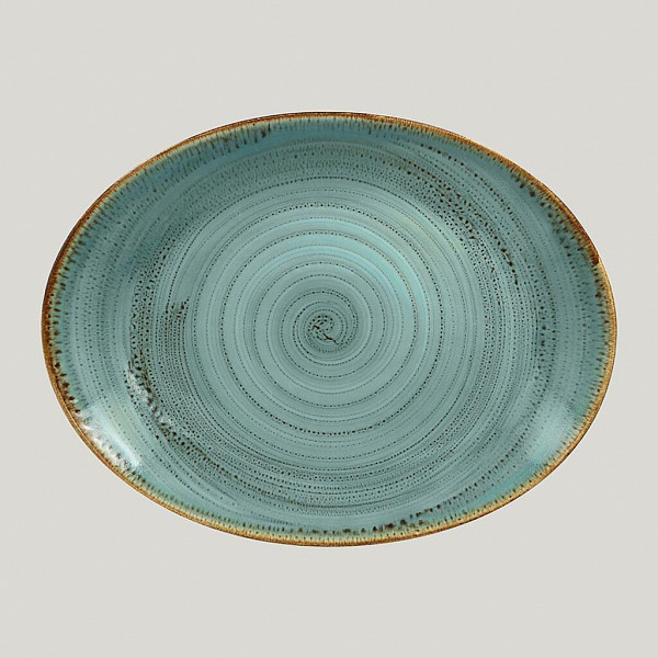 Тарелка глубокая RAK Porcelain Twirl Lagoon 1,2 л, 26 см фото