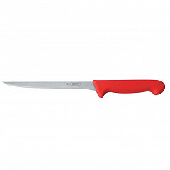 Нож филейный P.L. Proff Cuisine PRO-Line 20 см, красная пластиковая ручка в Санкт-Петербурге, фото