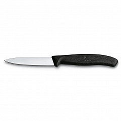 Нож для чистки овощей Victorinox 8 см, черный набор 2 шт в Санкт-Петербурге фото