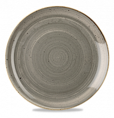 Тарелка мелкая круглая Churchill Stonecast Peppercorn Grey SPGSEV121 32,4см, без борта в Санкт-Петербурге фото