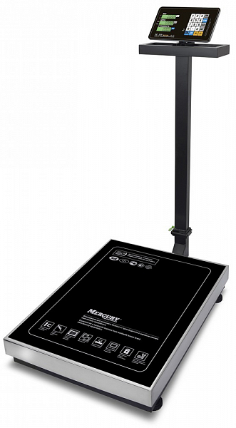 Весы торговые Mertech 333 ACLP-300.50/100 TRADER с расч. стоимости LCD фото