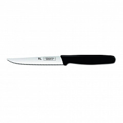 Нож для нарезки P.L. Proff Cuisine PRO-Line 11 см, пластиковая черная ручка, волнистое лезвие в Санкт-Петербурге, фото