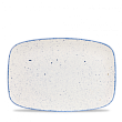 Блюдо прямоугольное без борта Churchill Stonecast Hints Indigo Blue SHBIXP141