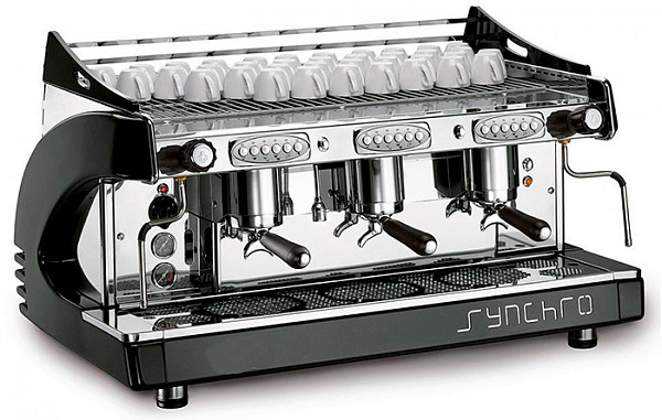 Рожковая кофемашина Royal Synchro 3gr 21l automatic черная фото