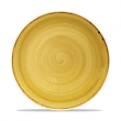 Тарелка мелкая круглая  Stonecast Mustard Seed Yellow SMSSEV101 26 см
