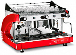 Рожковая кофемашина Royal Synchro 2gr 14l semiautomatic красная в Санкт-Петербурге, фото
