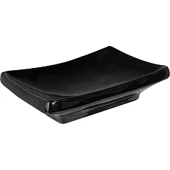 Соусник Kunstwerk фарфор 55мл ,H=2,L=9,B=7см черный (03040590) в Санкт-Петербурге, фото