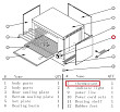 Терморегулятор HES-938-T (#7) для гриля саламандра Eksi серии HES, мод. HES-938