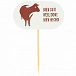 Маркировка-флажок для стейка Garcia de Pou WELL DONE 8 см, 100 шт