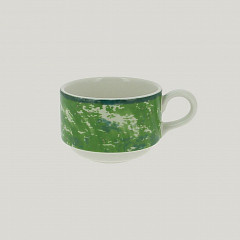 Чашка круглая штабелируемая RAK Porcelain Peppery 230 мл, зеленый цвет в Санкт-Петербурге, фото