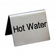 Табличка P.L. Proff Cuisine Hot Water 5*4 см, сталь